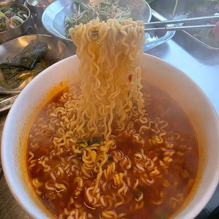 무한리필 한강라면
