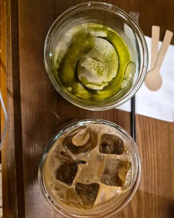 정평당의 아이스크림과 커피