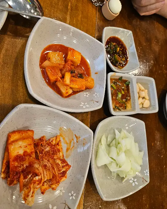 평양냉면 본점 밑반찬