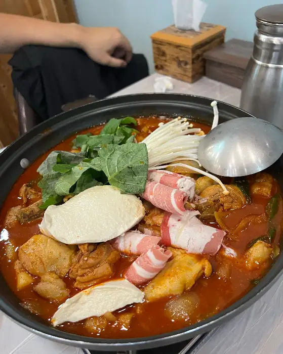 곱도리탕의 다양한 재료들