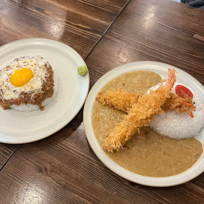 함바그카레와 에비카츠샌드
