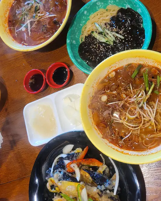 다양한 중식 메뉴