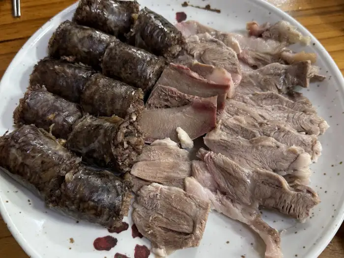순대와 돼지고기 모듬