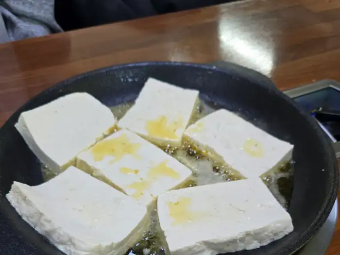 들기름 두부 구이