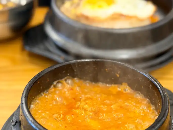 보글보글 끓고 있는 된장찌개