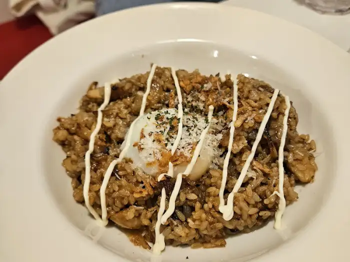 베이컨버섯 크림 리조또