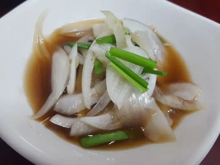 신선한 겉절이와 파