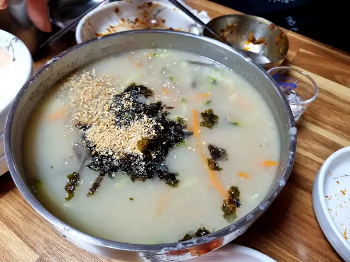 옹심이칼국수 모습