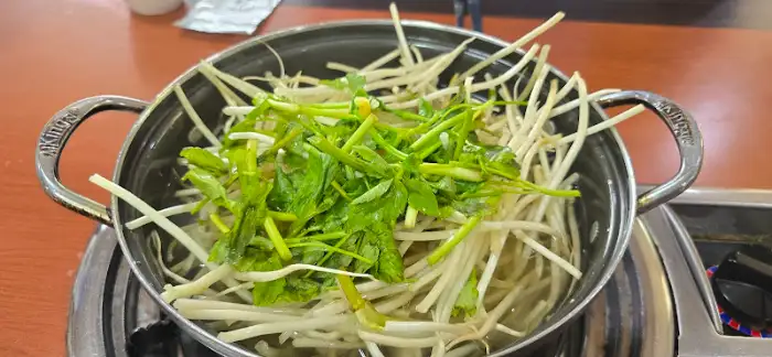 생복탕 조리 중