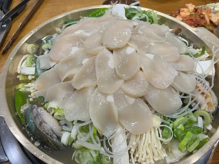 키조개탕 근접샷