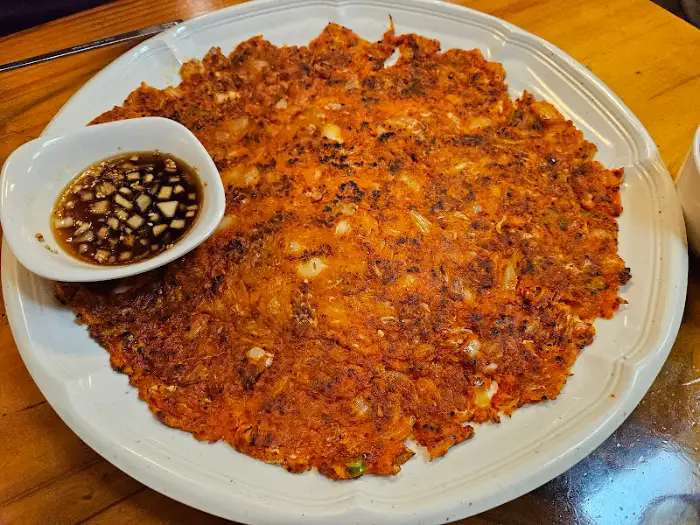 김치전 클로즈업