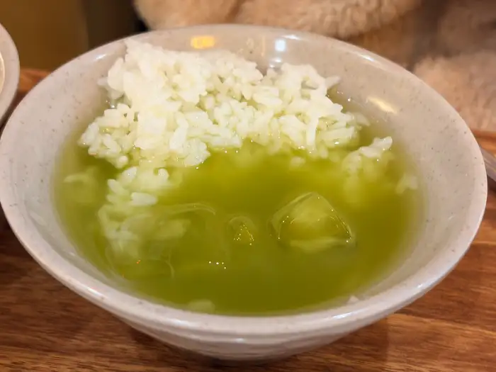 보리굴비와 함께 나온 밥