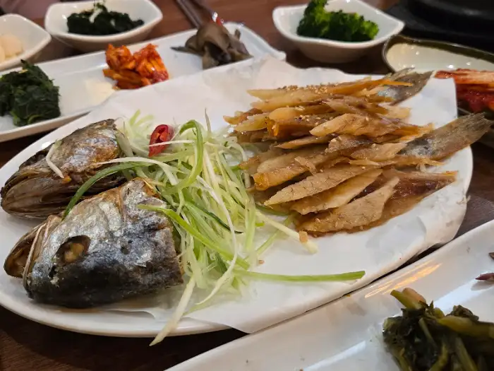 잘 구워진 보리굴비