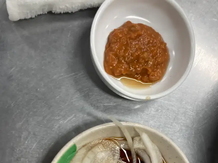옛날 콜라병과 양파절임