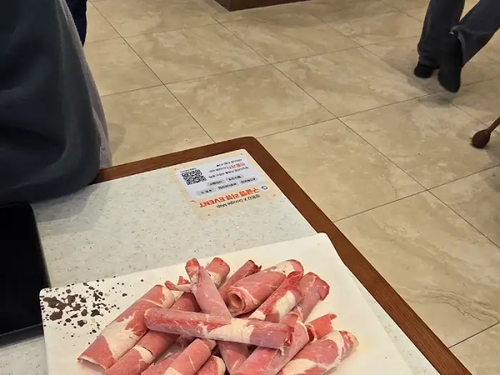 샤브샤브용 얇게 썬 고기