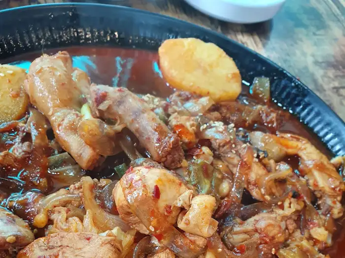 찜닭의 닭고기
