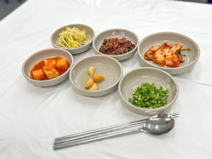 기본 반찬 세팅