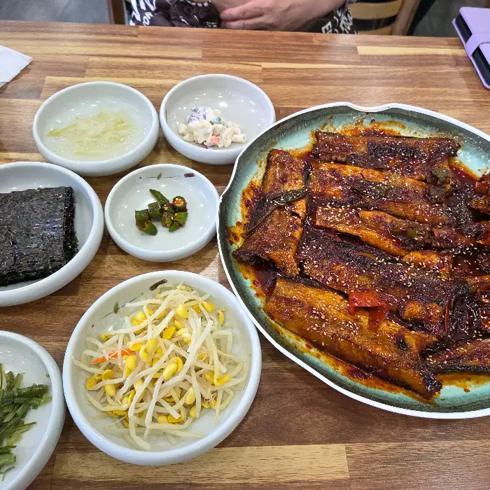 코다리찜과 밑반찬