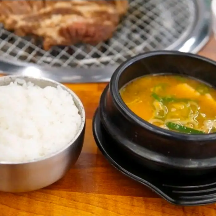 된장찌개와 밥
