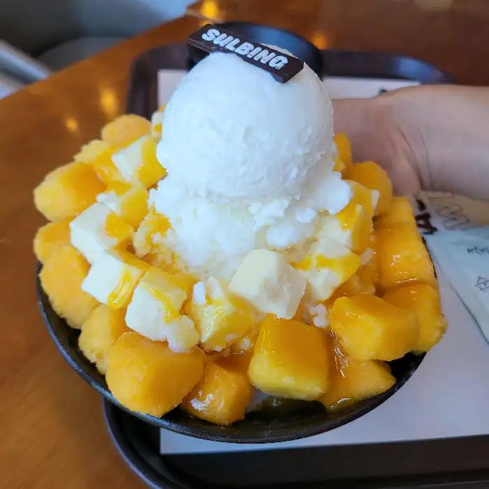 애플망고 치즈 설빙