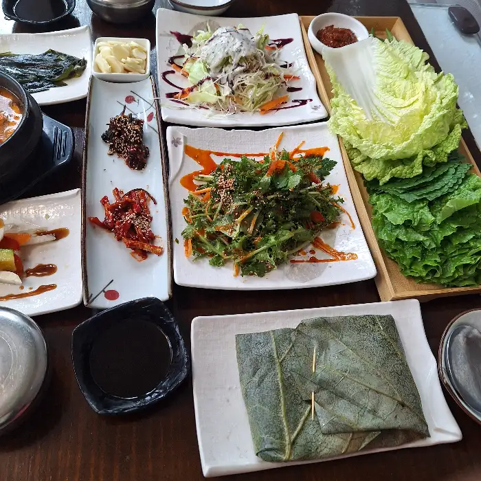 밥과 떡갈비