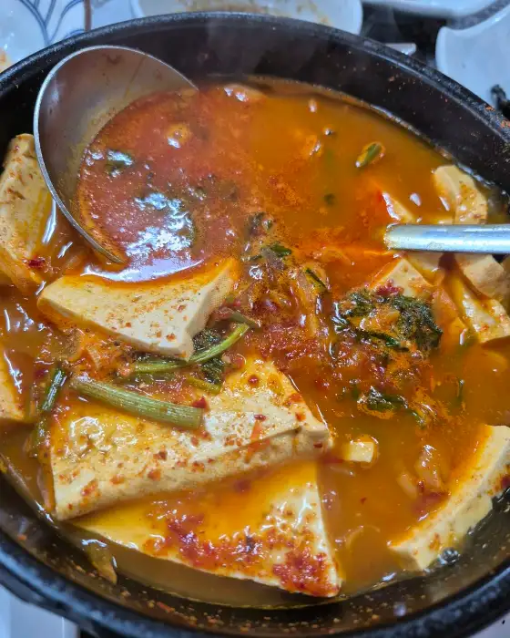 두부 짜글이 클로즈업