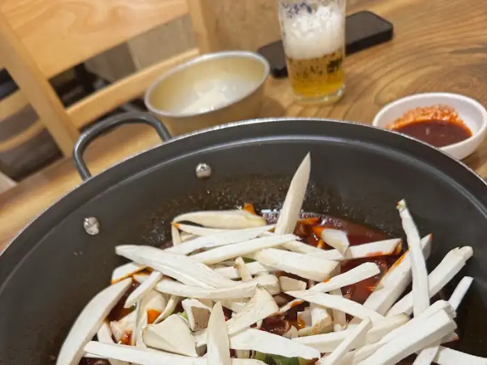 추가한 버섯 사리