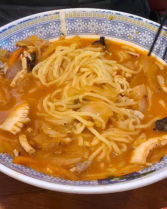 보배반점의 내부 전경 사진