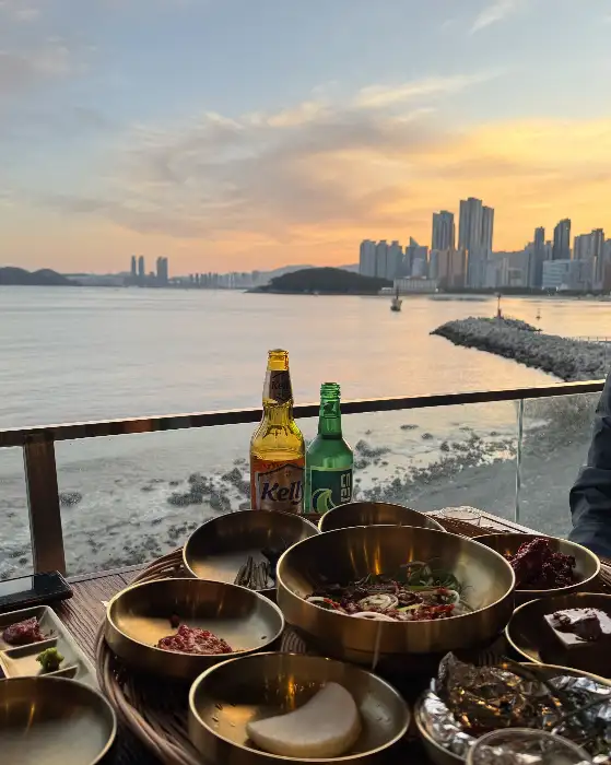 해운대 바다와 함께 즐기는 식사