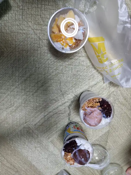 팥빙수 근접샷