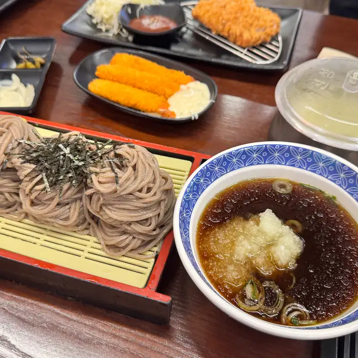 삼동소바 냉소바와 메밀면