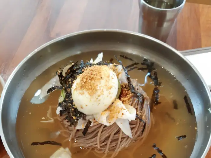 물막국수의 시원한 모습