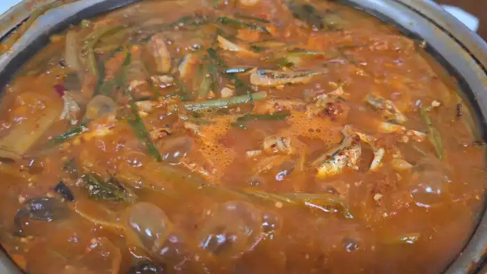 보글보글 끓고 있는 갈치조림