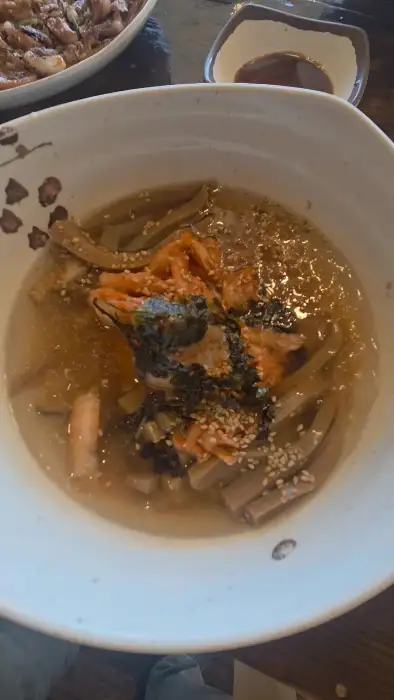 시원한 묵밥