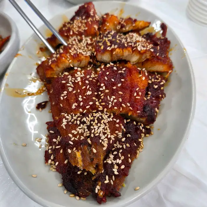 양념이 잘 배어든 황태구이