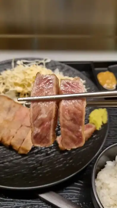 규카츠정 내부 모습