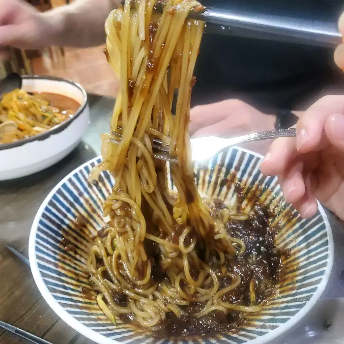 짜장면 면발
