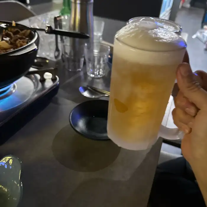 시원한 맥주잔