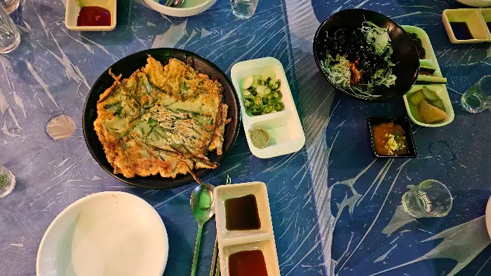 다양한 해산물 요리