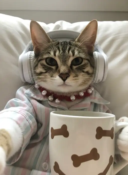 귀여운 고양이 모습
