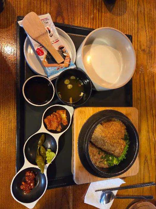 솥밥 구성 및 누룽지 준비