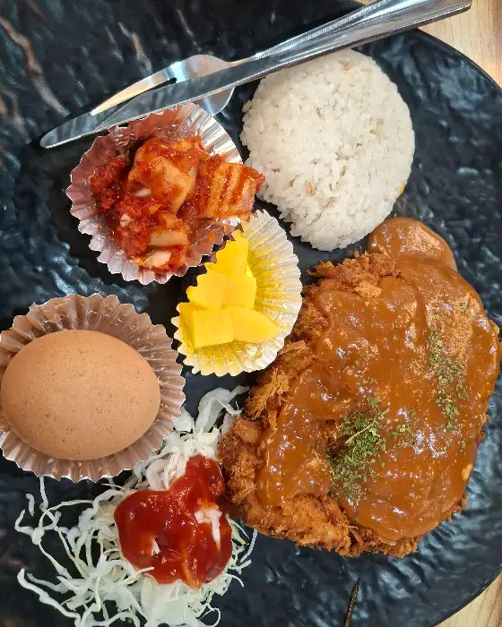 돈까스 단면