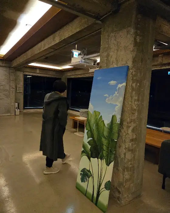 미술관 내부 전시 작품