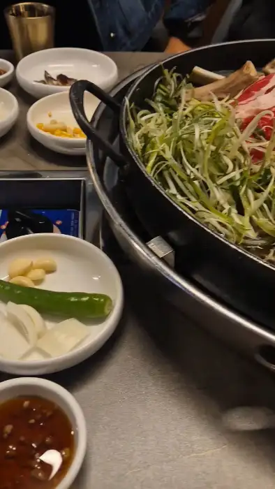 물갈비 속 고기
