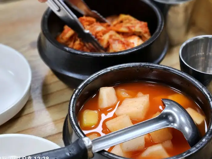 제천 장원순대 김치