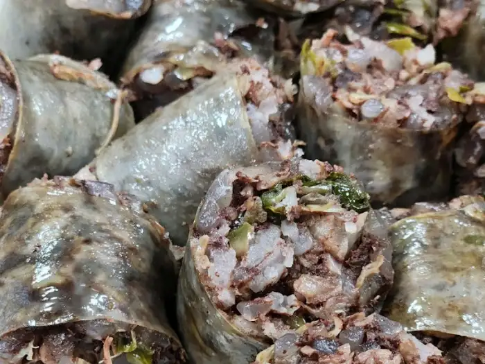 제천 장원순대 순대 속