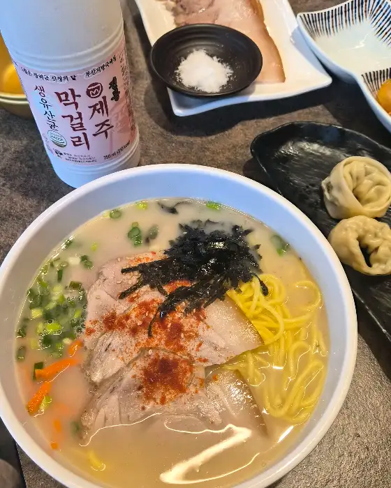고기국수 한 그릇