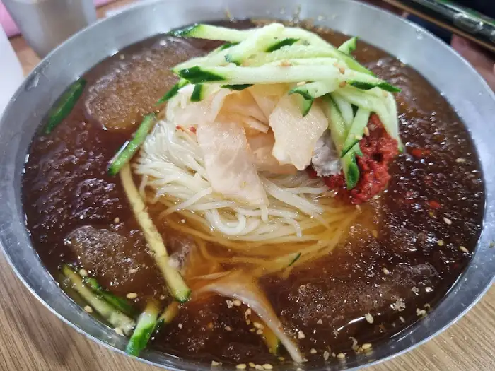 시원한 물밀면과 고명