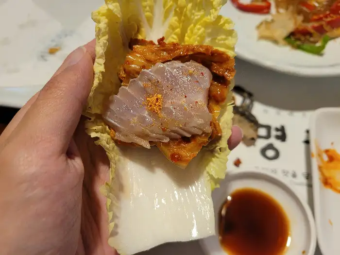 보리굴비와 쌈