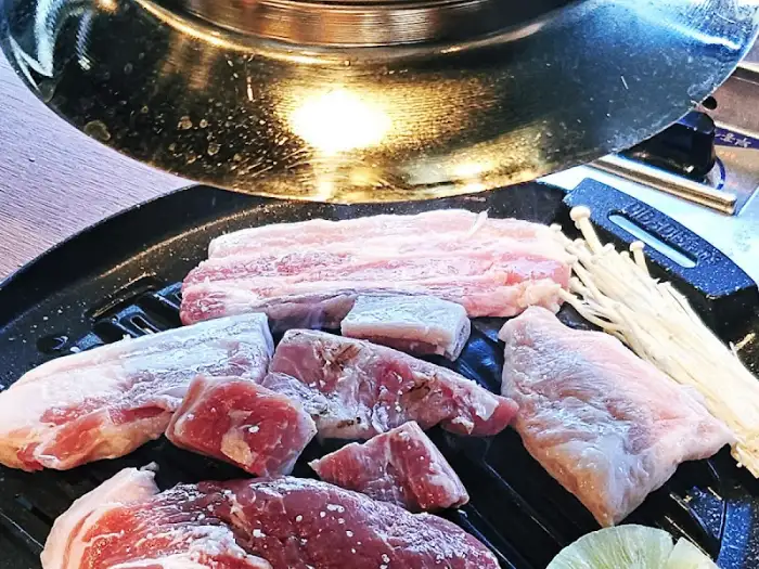 한마음정육식당 원주기업도시점의 두툼한 삼겹살